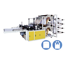 Automatic High Speed Double Layers 8 Lines Cutting & Sealing Machine With Servo Motor Control<BR>Model:CWA2+8-800-SV/CWA2+8-1000-SV