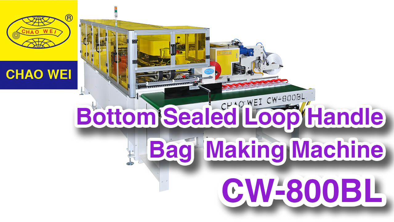 Bottom Sealed Loop Handle Bag Making Machine